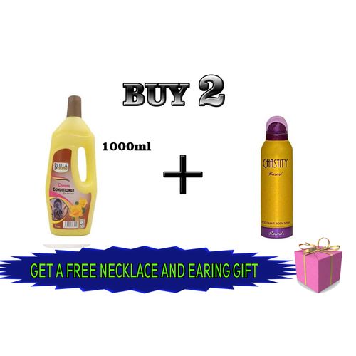 Beula Cream Conditioner + Chastity Perfume (contains A Free Gift)