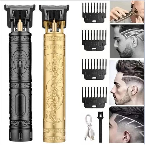V-Vimika Carving Hair Clipper — Professional Metal Rechargeable Barber Machine | 30% OFF!