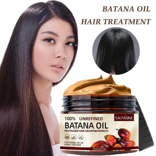 Batana Oil for Hair Growth 100% Pure Organic And Natural Batana Oil For Treating Hair Loss Anti-Breakage Hair Fast Hair Growth 100% Pure And Natural Batana Oil__120ML