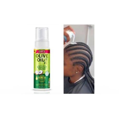 Ors Infused with coconut oil wrap/set mousse - 207ml
