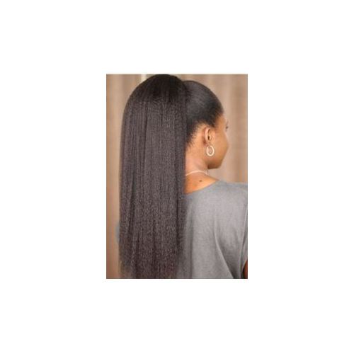 Natural Looking Straight Wraparound Ponytail Extension