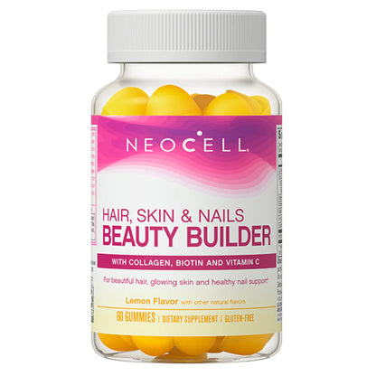 NeoCell Beauty Builder Hair, Skin & Nails Gummies, 60 Tasty Gummies