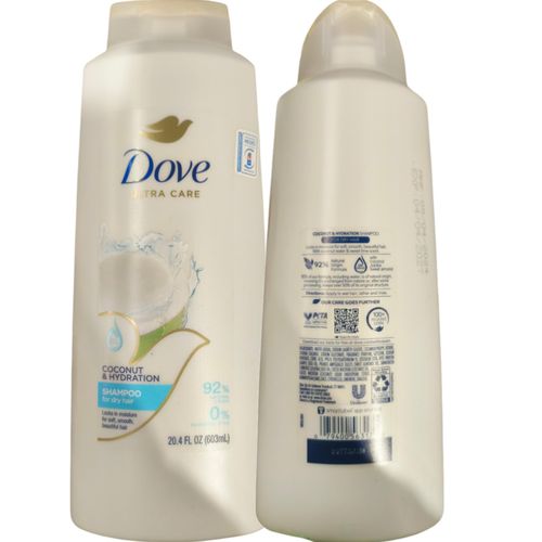Dove Extra Care Coconut & Hydration Shampoo nk
