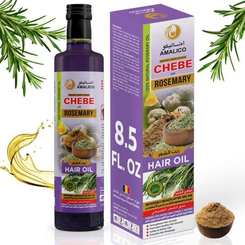 🔥 LIMITED DEAL — AMALICO Rosemary Hair Growth Oil + Chebe Powder 250ml | Deep Scalp Nourishment + Hair Growth + Sulphate-Free | KSh 2750