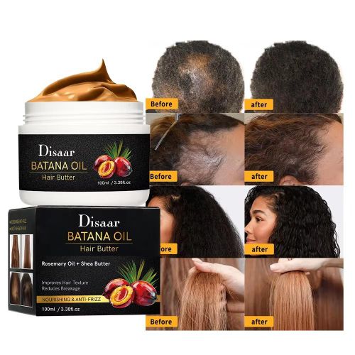 Disaar Batana Oil Hair Butter 100ml For Fast Hair Growth Stronger Roots Thicker Edges Deep Repair For Dry Damaged Hair Nourishing Moisture Breakage Control Healthy Scalp Support For Men And Women