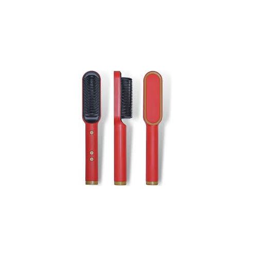 ELECTRIC HAIR STRAIGHTENER COMB / ELECTRIC HAIR BRUSH / RED COLOR