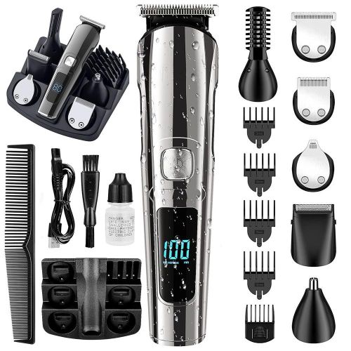 Men Waterproof Electric Hair Trimmer Kit