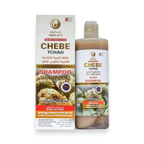AMALICO Chebe Powder Shampoo. Promote hair growth, Prevent hair loss, Hair Breakage, Remove Dandruffs, Cleans hair & Scalp, Moisturizes, Softens & Shines hair