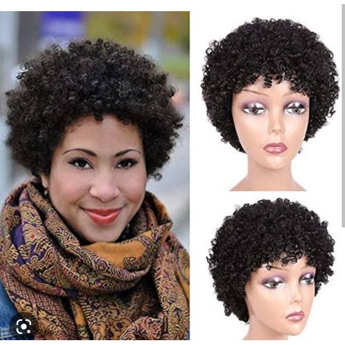 Afro Kinky Full Synthetic Wig + FREE Gift Inside!!!