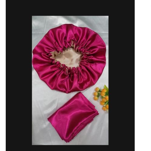 2Pack Satin Pillowcases + 1 Bonnet