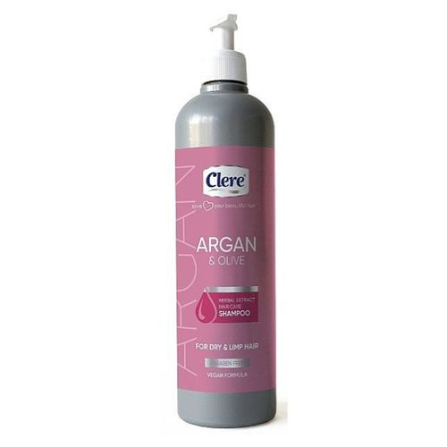Clere Dry Hair Shampoo Argan & Olive