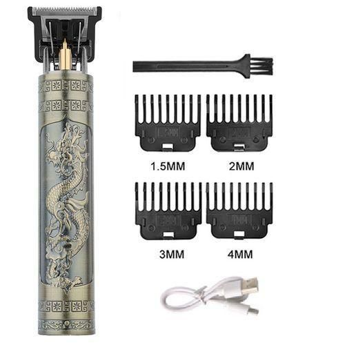 Hair Clipper Hair Trimmer Electric Shaver USB Rechargeable - Professional Grooming Kit for Men with 4 Combs guides