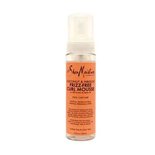 Shea Moisture Coconut and Hibiscus frizz-free curl mousse