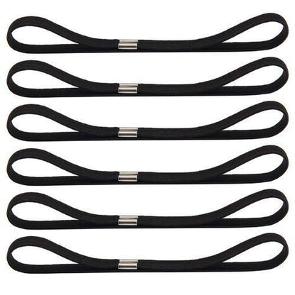 6PCS Long Elastic Head Bands / Hair Ties