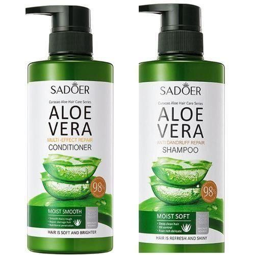 SADOER Aloe Vera Shampoo & Conditioner Nourish, Hydrate, And Revitalize For LuxuriousHair Condition