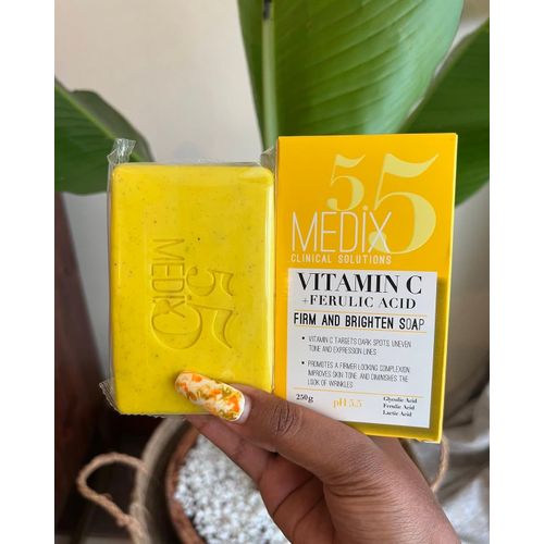 🔥 LIMITED DEAL — Medix 5.5 Vitamin C + Ferulic Acid Brightening Soap | Anti-Ageing + Dark Spots + Radiant Glow | KSh 1500