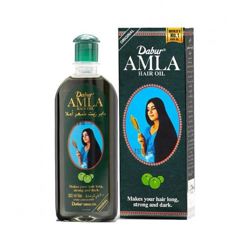 Dabur Amla Hair Oil With Natural Extracts, Promotes Nourishment For Long, Strong, & Dark Hair PLUS A FREE Wide-toothed COMB.