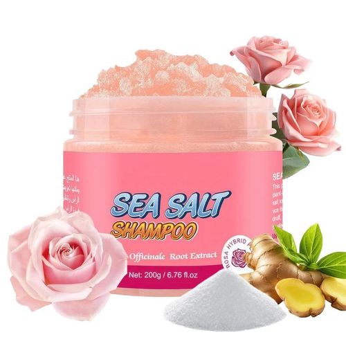 Guanjing Pink Sea Salt Scalp Scrub Shampoo – 200g
