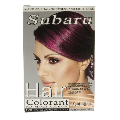 Subaru Hair Dye Creme With Protin Conditioner-Violet Red