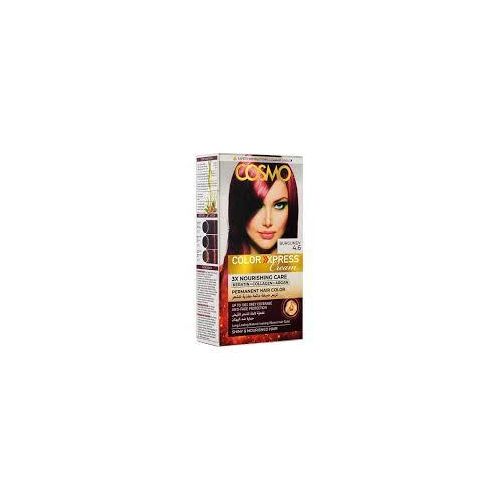Cosmo COLOR EXPRESS PERMANENT HAIR COLOR CREAM KIT BURGANDY 4.6