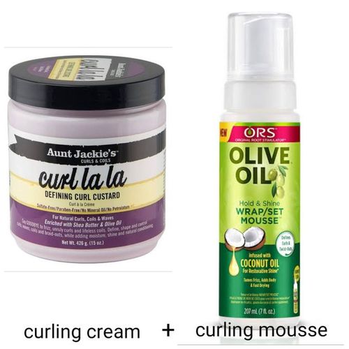 Aunt Jackie'S Curl La La Curling Cream + Ors Curling Mousse