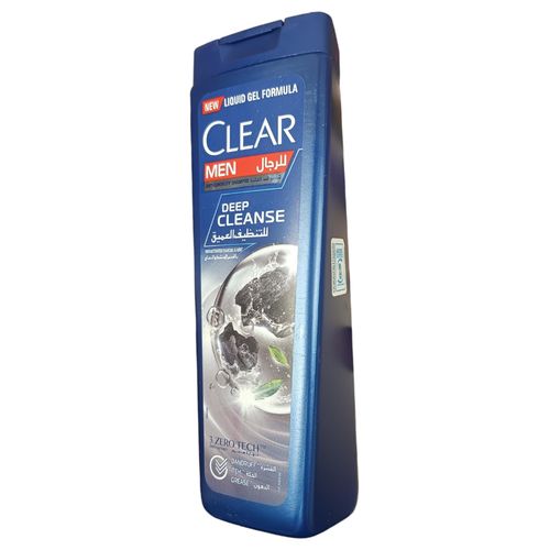 Clear Men ANTI-DANDRUFF SHAMPOO Deep Cleanses With Activated Charcoal & Mint nk