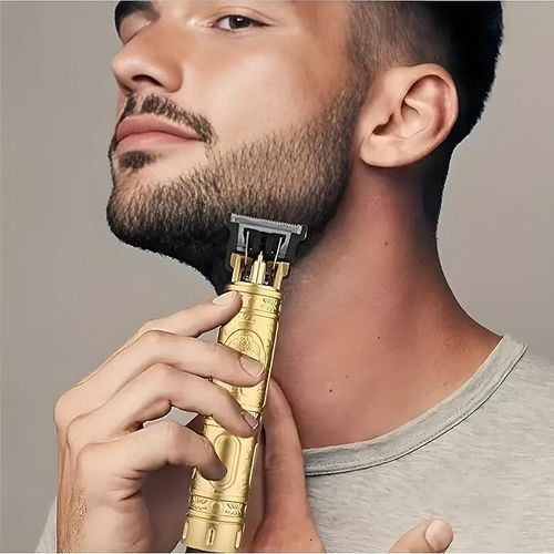 Hair Clipper for Men Women, Cordless Hair Trimmer, Rechargeable Shaver, Electric T-Blade Trimmer, Hair Cutting Kit with Zero Gap Edges and Guide Combs