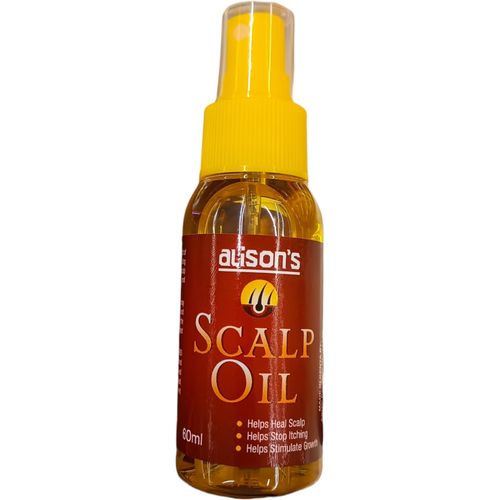 ALISON'S Scalp Oil HEALS SCALP STOPS ITCHING STIMULATES GROWTH