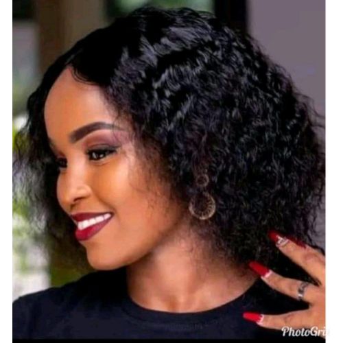 Fashion Classic Water curl human hair wig