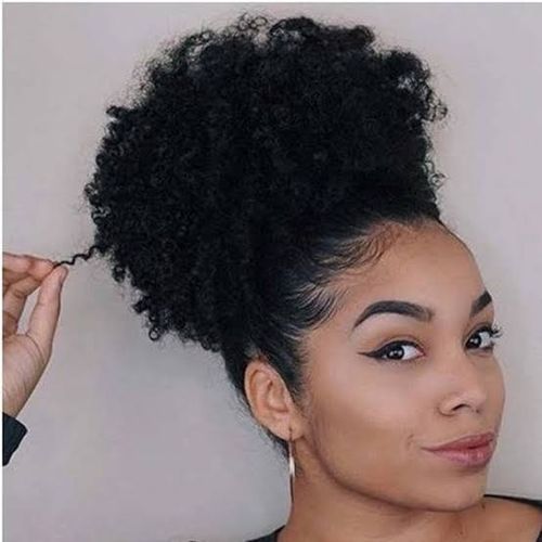 Afro Hair Bun Extension #1 + FREE Gift Inside!!!