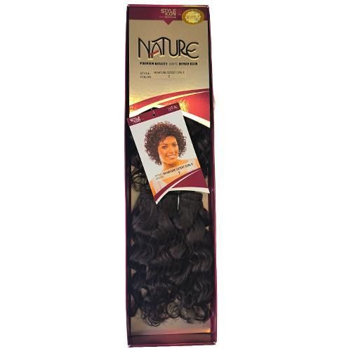 Fashion Idol Human STYLE ICON Nature Curly Hair Bundle HH NATURE CUTEST CURL 8" color 2 Human Nature Hair Extension 2 PCS In A Pack Hair Extension For Women