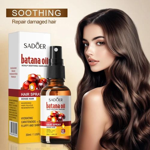 SADOER Batana Oil for Hair Growth Spray Promoting healthy hair for both men and women Repair damaged hair Natural Batana Hair Oil Make hair healthier thicker