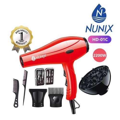 Nunix 2 Air Settings,Salon/commercial Hair Blowdry And Straightener