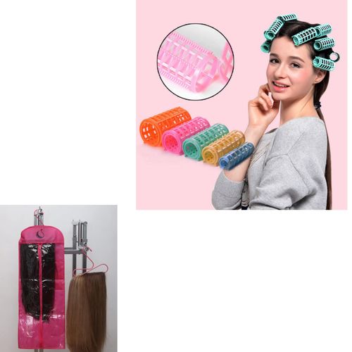 Pack of Hair Rollers + free wig storage bag