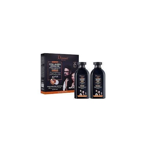 Disaar Beauty Speedy Hair Color Argan Oil Collagen Shampoo Natural Black