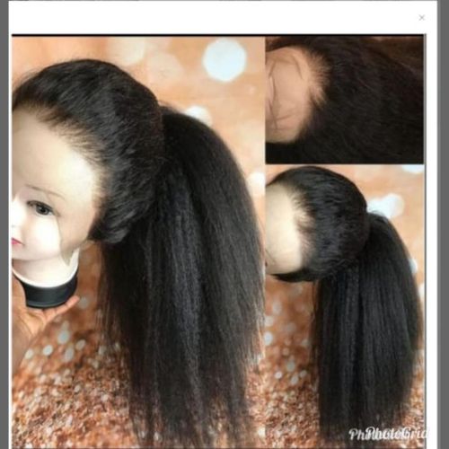 Fashion Classic Kinky frontal wig