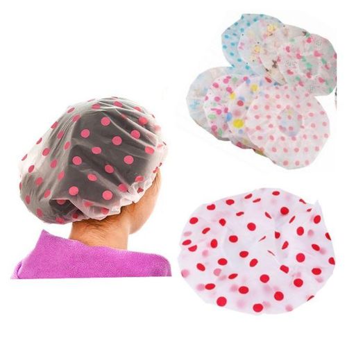 Bathing Elastic Reusable Bath Shower Cap