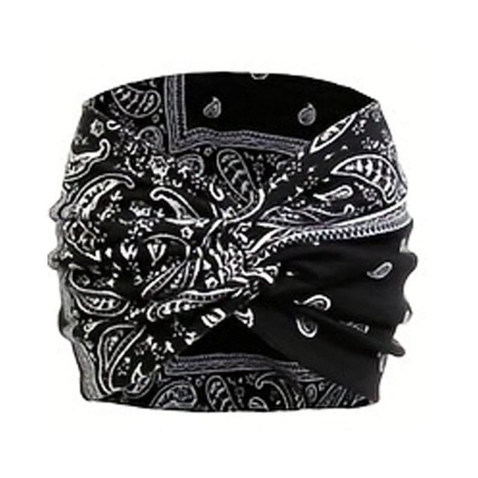 2pcs/Pack Bohemian Soft Twist Knotted Wide Edge Headband – Women’s Turban Style