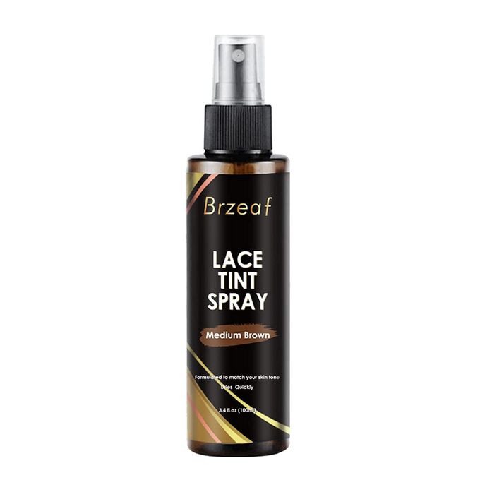 Brzeaf Medium Brown Lace Tint Spray For Wigs – 100ml