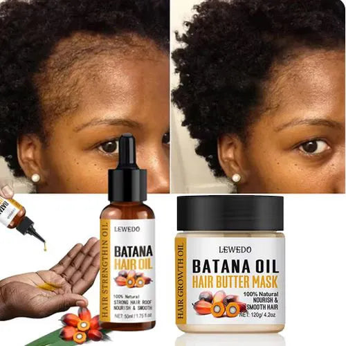 🔥 LIMITED DEAL — LEWEDO 2-in-1 Fast Hair Growth Oil + Batana Hair Mask | Stops Hair Loss + Regrows + Strengthens | KSh 4,500