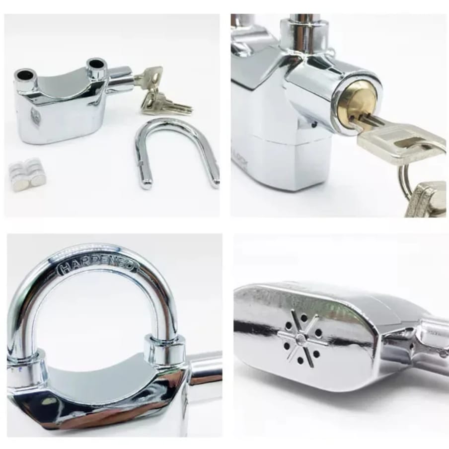 🔥 SALE — Alarm Padlock + 3 Keys | Stainless Steel Security Lock | Screams if Tampered | From KSh 1,800