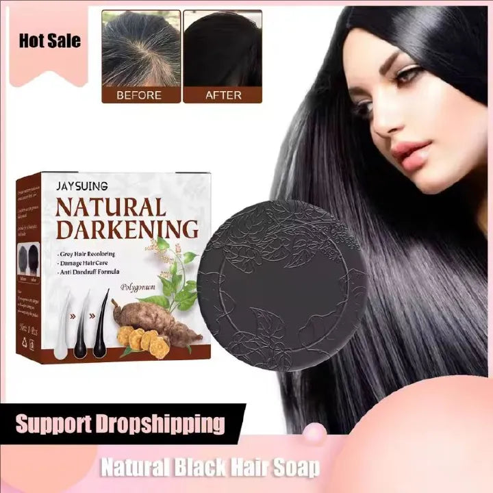 🔥 BUY 1 GET 1 FREE — JAYSUING Gray & White Hair Shampoo Bar | Banish Yellow Tones + Restore Silver Shine | KSh 1,800