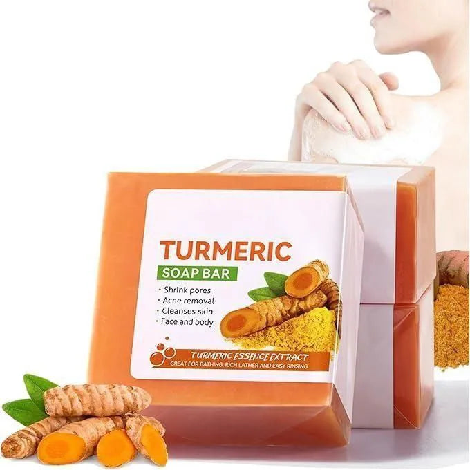 🔥🔥 BUY 1 GET 1 FREE Sadoer Turmeric Anti-Acne Soap – Clear Pimples, Fade Scars & Brighten Skin Naturally