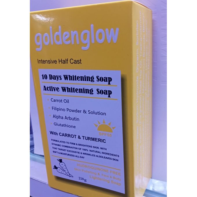 🔥 ORDER 1, WE SEND 2 — Golden Glow Half Cast Brightening Soap | Whitens + Fades Dark Spots + Exfoliates | KSh 1,600