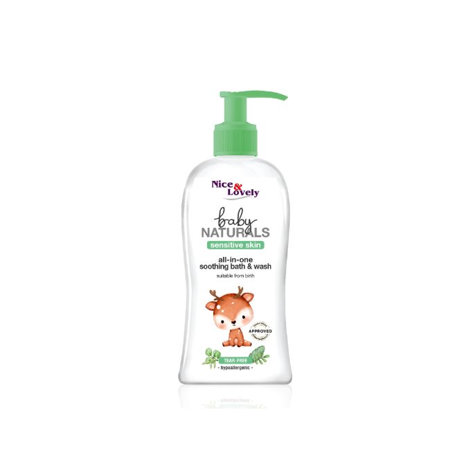 Nice & Lovely All In One Baby Bath & Wash – 300ml