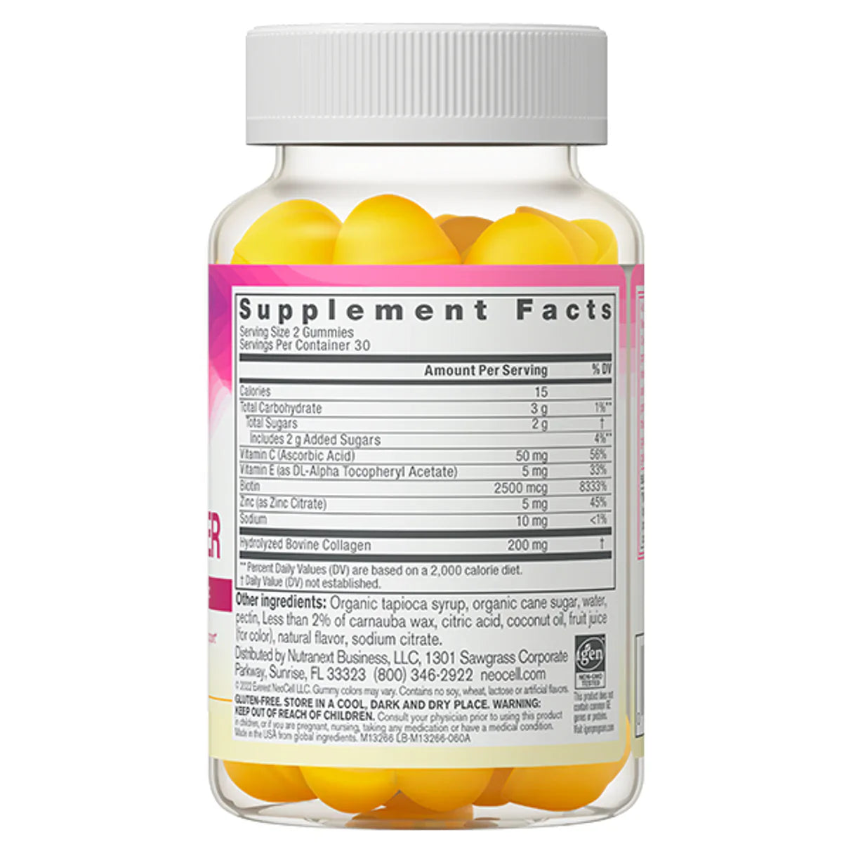 NeoCell Beauty Builder Hair, Skin & Nails Gummies, 60 Tasty Gummies