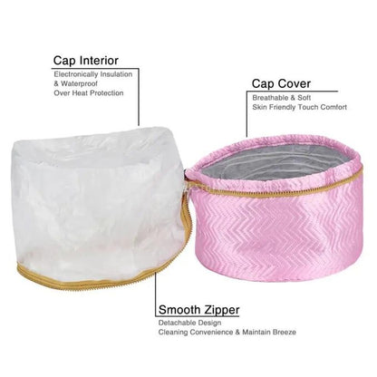 Hair Steamer Thermal Heat Cap – Deep Conditioning & Nourishing Treatment at Home