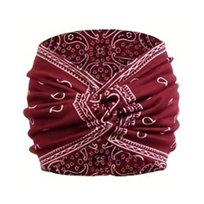 2pcs/Pack Bohemian Soft Twist Knotted Wide Edge Headband – Women’s Turban Style