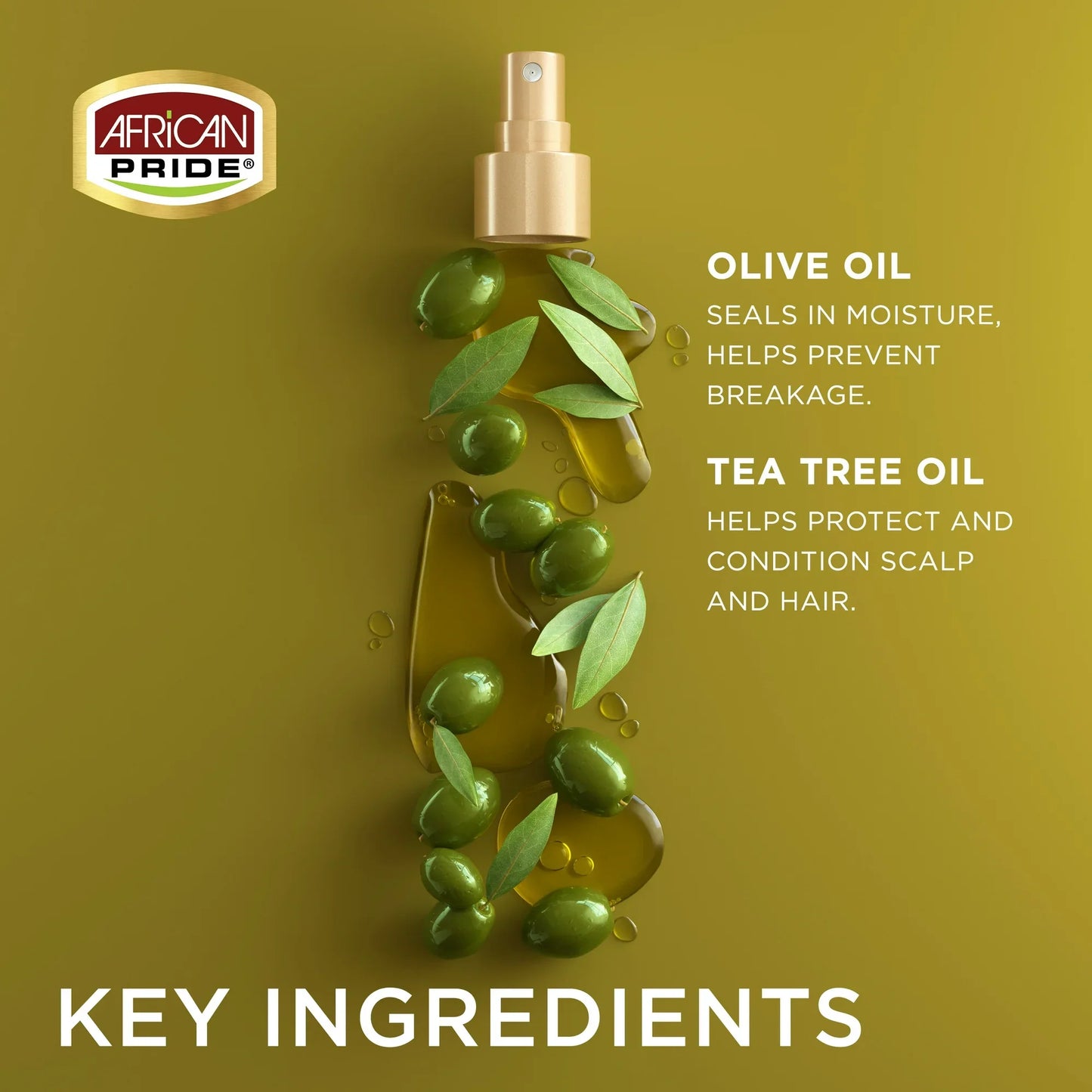 African Pride Olive Miracle Moisture Refresher Spray
