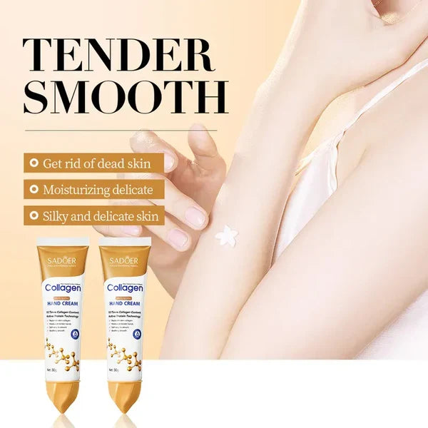 🔥 ORDER 1, WE SEND 2 — SADOER Collagen Hands Cream 30g | Anti-Ageing + Wrinkles + Dark Spots + Deep Hydration | KSh 1,500